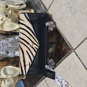 NWT! Ashwood Leather RFID TRIFOLD WALLET